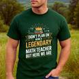 Math Teacher For Algebra Lovers Mathematics Men's Casual T-Shirt Forest Math Teacher For Algebra Lovers Mathematics Men's Casual T-Shirt Forest
