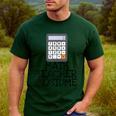 Math Teacher Costume Tshirt Halloween High School Calculator Men's Casual T-Shirt Forest
