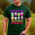 Math Teacher My Jam Here To Spread Mathematics Humor Men's Casual T-Shirt Forest