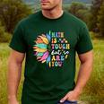 Math Is Tough But So Are You Back To School Math Teacher Kid Men's Casual T-Shirt Forest Math Is Tough But So Are You Back To School Math Teacher Kid Men's Casual T-Shirt Forest
