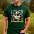 Mathemachicken Chicken Math Teacher Back To School Men's Casual T-Shirt Forest Mathemachicken Chicken Math Teacher Back To School Men's Casual T-Shirt Forest
