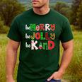 Be Merry Be Jolly Be Kind Merry Christmas Teacher Xmas Pjs Men's Casual T-Shirt Forest Be Merry Be Jolly Be Kind Merry Christmas Teacher Xmas Pjs Men's Casual T-Shirt Forest