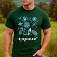 Microbiology Teacher Science Instructor Tee Shirt For Men Women Men's Casual T-Shirt Forest Microbiology Teacher Science Instructor Tee Shirt For Men Women Men's Casual T-Shirt Forest