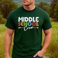 Middle School Crew Retro Teacher Student Vintage Men's Casual T-Shirt Forest Middle School Crew Retro Teacher Student Vintage Men's Casual T-Shirt Forest