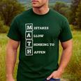 Mistakes Allow Thinking To Happen School Math Teacher Men's Casual T-Shirt Forest Mistakes Allow Thinking To Happen School Math Teacher Men's Casual T-Shirt Forest