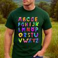 Monster ABC Cute Alphabet Halloween Teacher Costume Kids Men's Casual T-Shirt Forest Monster ABC Cute Alphabet Halloween Teacher Costume Kids Men's Casual T-Shirt Forest