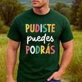 Multilingual Hispanic Heritage Spanish Teacher Maestra Men's Casual T-Shirt Forest Multilingual Hispanic Heritage Spanish Teacher Maestra Men's Casual T-Shirt Forest