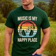 Music For Men Women Music Teacher Music Lover Men's Casual T-Shirt Forest