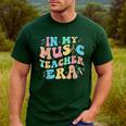 In My Music Teacher Era Back To School Squad Music Teacher Men's Casual T-Shirt Forest