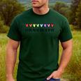 Music Teacher Hearts Music Teaching Men's Casual T-Shirt Forest