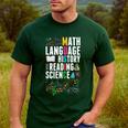 Music Teacher Music Math Language History Reading Science Men's Casual T-Shirt Forest Music Teacher Music Math Language History Reading Science Men's Casual T-Shirt Forest