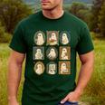 Music Teacher Orchestra Spooky Halloween Ghost Band Men's Casual T-Shirt Forest