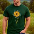 Music Teacher Shirt Sunflower Music Notes Musician Singer Men's Casual T-Shirt Forest Music Teacher Shirt Sunflower Music Notes Musician Singer Men's Casual T-Shirt Forest