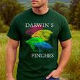 Nerdy Darwin's Finches Evolution Science Biology Teacher Men's Casual T-Shirt Forest Nerdy Darwin's Finches Evolution Science Biology Teacher Men's Casual T-Shirt Forest