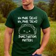 No More Tacos Punctuation Matters Taco English Teacher Men's Casual T-Shirt Forest