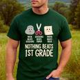Nothing Beats 1st Grade Back To School Kids Teachers Men's Casual T-Shirt Forest Nothing Beats 1st Grade Back To School Kids Teachers Men's Casual T-Shirt Forest