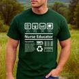 Nurse Educator Shirt Men Women Nursing Instructor Teacher Men's Casual T-Shirt Forest