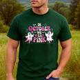 In October We Wear Pink Ballet Ghost Teacher Breast Cancer Men's Casual T-Shirt Forest In October We Wear Pink Ballet Ghost Teacher Breast Cancer Men's Casual T-Shirt Forest