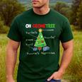 Oh Geometree Christmas Tree Geometry Math Teacher Men's Casual T-Shirt Forest Oh Geometree Christmas Tree Geometry Math Teacher Men's Casual T-Shirt Forest