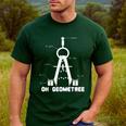 Oh Geometree Math Teacher Geometry Christmas Tree For Men Women Kids Men's Casual T-Shirt Forest