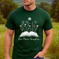 One-More Chapter Wildflower Reading Teacher Library Bookish Men's Casual T-Shirt Forest One-More Chapter Wildflower Reading Teacher Library Bookish Men's Casual T-Shirt Forest