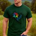 Para Heart Teacher Paraprofessional Paraeducator Men Women Men's Casual T-Shirt Forest Para Heart Teacher Paraprofessional Paraeducator Men Women Men's Casual T-Shirt Forest