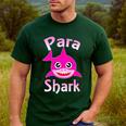 Para Shark Paraprofessional Female Teacher Men's Casual T-Shirt Forest