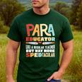 Paraeducator Paraprofessional SPED Teacher Men's Casual T-Shirt Forest