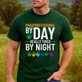 Paraprofessional Educator Teacher Para Classroom Assistant Men's Casual T-Shirt Forest
