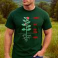 Parts Of a Plant Science For Teachers Kids And Students Men's Casual T-Shirt Forest