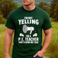 PE Teacher Art For Men Women Gym Teacher Physical Education Men's Casual T-Shirt Forest