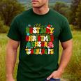 PE Teacher Christmas Holiday Men's Casual T-Shirt Forest