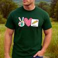 Peace Love Visuals Special Education Teacher Dream Team Men's Casual T-Shirt Forest Peace Love Visuals Special Education Teacher Dream Team Men's Casual T-Shirt Forest