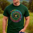 Pi Day Math Teacher Tie Dye Spiral Pi 314 Pi Day Men's Casual T-Shirt Forest Pi Day Math Teacher Tie Dye Spiral Pi 314 Pi Day Men's Casual T-Shirt Forest