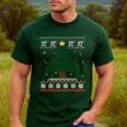 Pi Tree Christmas Math Teacher Ugly Sweater Men Women Kids Men's Casual T-Shirt Forest