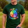 Play Is Learning Teacher Kindergarten For Men Women Kids Men's Casual T-Shirt Forest Play Is Learning Teacher Kindergarten For Men Women Kids Men's Casual T-Shirt Forest