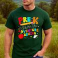 Pre-k Where The Adventure Begins First Day Of Prek Teacher Men's Casual T-Shirt Forest Pre-k Where The Adventure Begins First Day Of Prek Teacher Men's Casual T-Shirt Forest