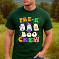 Pre-K Boo Crew Cute Ghost Halloween Costume Teacher Student For Men Women Kids Men's Casual T-Shirt Forest