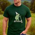 Pre K Grade Teacher Frog Back To School Preschool Men's Casual T-Shirt Forest