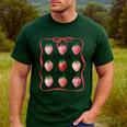 Pre K Is My Jam Teacher Team Crew Preschool Cute Strawberry Men's Casual T-Shirt Forest