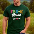 Pre-K Squad Teacher Student Kids Preschool Back To School Men's Casual T-Shirt Forest