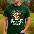 Pre-k Teacher Squad Reindeer Teacher Christmas Men's Casual T-Shirt Forest