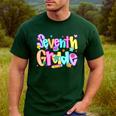 Preppy Seventh Grade Back To School 7th Grade Teachers Girls Men's Casual T-Shirt Forest Preppy Seventh Grade Back To School 7th Grade Teachers Girls Men's Casual T-Shirt Forest