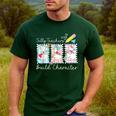 Preppy Silly Teacher Goose Build Character Back To School Men's Casual T-Shirt Forest Preppy Silly Teacher Goose Build Character Back To School Men's Casual T-Shirt Forest
