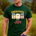 Preschool Is My Jam Teacher Shirt Men's Casual T-Shirt Forest
