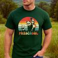 Preschool Panda Back To School Teacher Student Men's Casual T-Shirt Forest