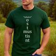 Present Active Conjugation Latin Teacher Latin Language Men's Casual T-Shirt Forest