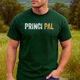 Principal School Teacher Friend Men Women Men's Casual T-Shirt Forest