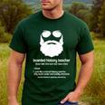 Professor Ancient Teaching Education Bearded History Teacher Men's Casual T-Shirt Forest