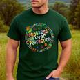 Progress Over Perfection Caterpillar Back To School Teacher Men's Casual T-Shirt Forest